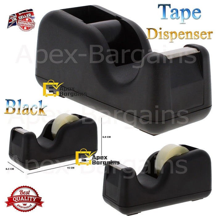 Heavy duty tape dispenser for office cellotape and sellotape packing