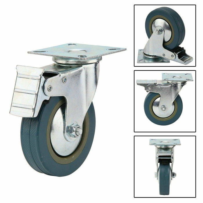 Heavy Load Bearing Caster Wheels - Max 360kg Capacity