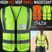 High Visibility Vest - Orange Front View