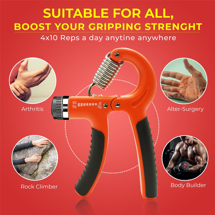 Suitable for both home and commercial use, a versatile hand exerciser tool