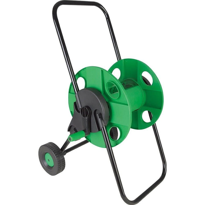 Hose reel trolley for convenient hose storage