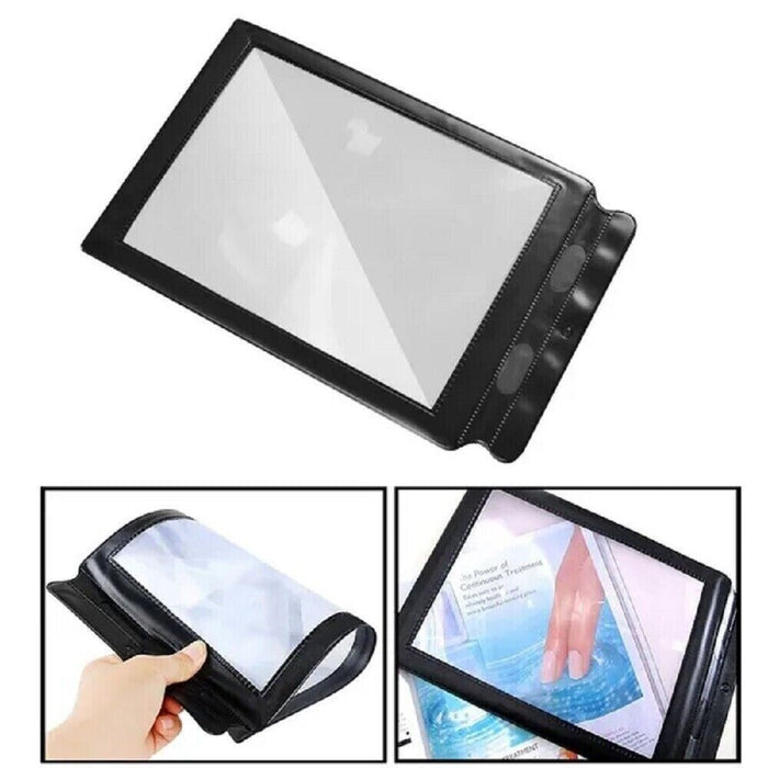 Magnifier ideal for magnifying text, small print, and maps