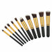 Kabuki Makeup Brush Set - Eye Shadow and Face Contour Brushes