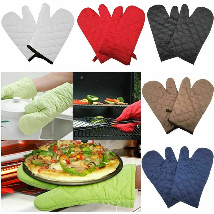 Image of a pair of kitchen BBQ cooking oven gloves