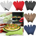 Image of a pair of kitchen BBQ cooking oven gloves