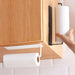 Kitchen Roll Towel Holder Under Cabinet - Horizontal Mount