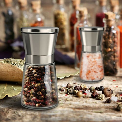  Kitchen Seasoning Tools - Salt and Pepper Grinders