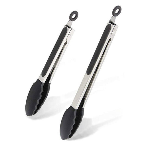  Image highlighting the easy-to-use nature of the kitchen tongs, suitable for daily kitchen tasks and outdoor activities