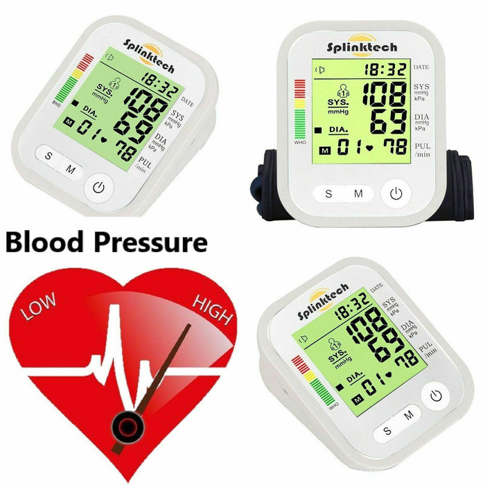  LCD Display Blood Pressure Monitor - Clear and Readable Results