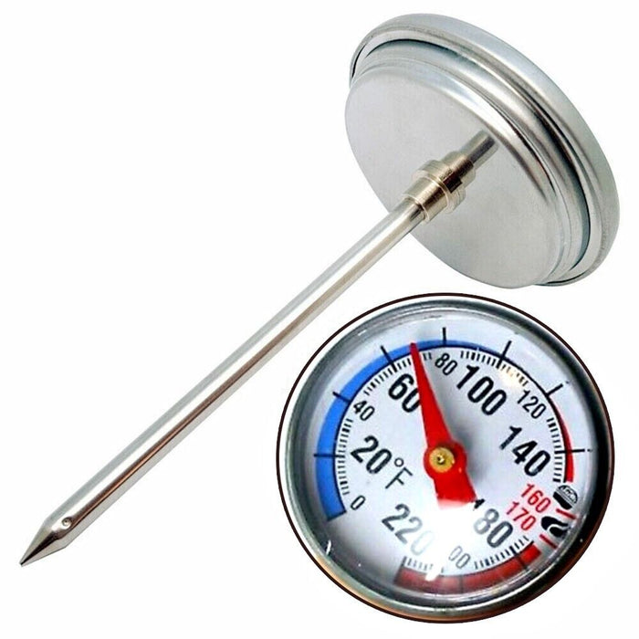 Introduction image of the Stainless Steel Meat Thermometer, showcasing the product