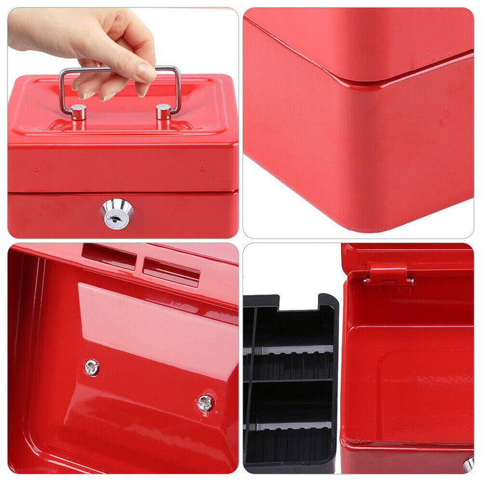 Medium Cash Box with Dimensions 20cm x 16cm x 9cm