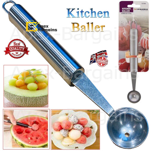 Introduction image of the Stainless Steel Kitchen Melon Baller Fruit Scoop, showcasing the product