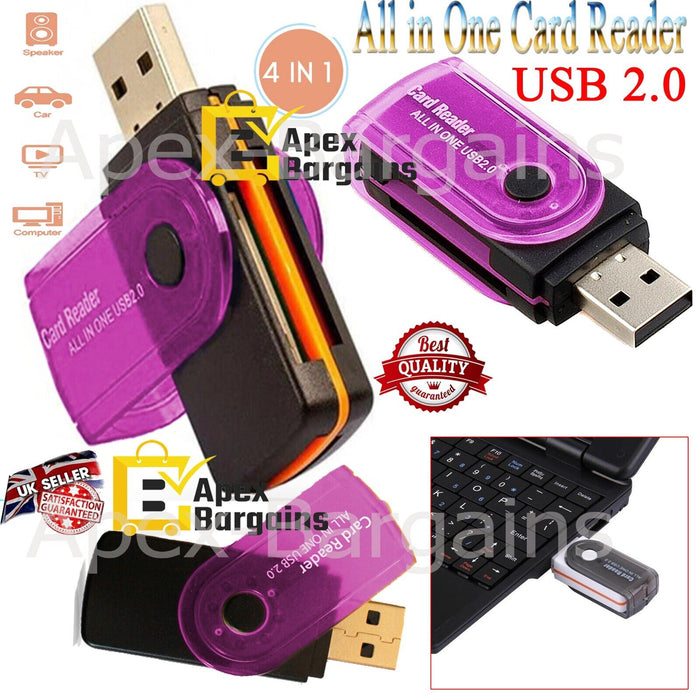 Memory card reader adapter with compatibility for various card types