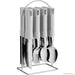 Mirror polished metal cutlery set