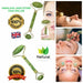 Natural jade massager for hands, eyes, neck, and body with anti-ageing properties