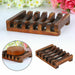 Natural wooden soap dish for eco-friendly soap storage