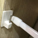 Net rod pin hooks with adhesive in white