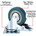 Non-Slip Grooved Edge Wheels - Enhanced Grip and Stability