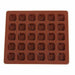 Non-toxic and easy-to-clean silicone mould for baking and candy making