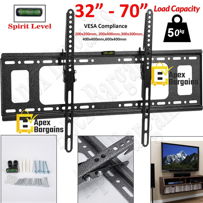 Premium Quality Steel TV Mount - Durable Powder Coated Finish