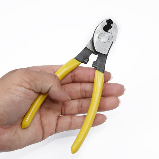 Professional cable plier with electric wire stripper and cutter