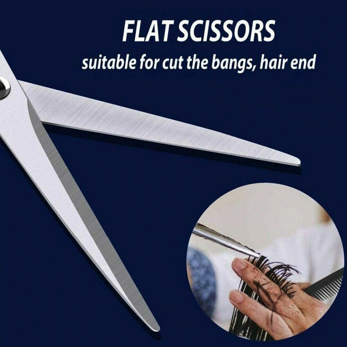 Professional hair cutting scissors with ergonomic design