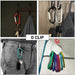 Purple durable keyring carabiner clip for various uses