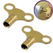  Image showcasing the premium grade brass construction of the radiator key