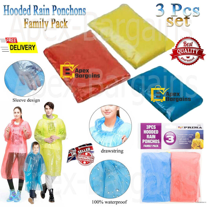  Image illustrating the unpredictable UK weather and the need for rain ponchos