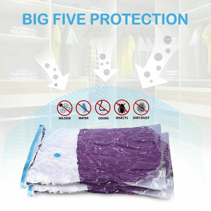 : Re-usable Airtight Vacuum Bags - Efficiently Organize and Save Space