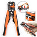 Self-adjustable cable wire crimper tool