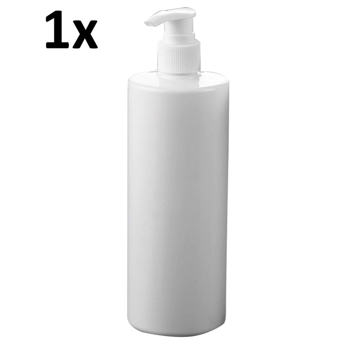 Introduction image of the 500ml PET plastic shampoo dispenser bottles with pump