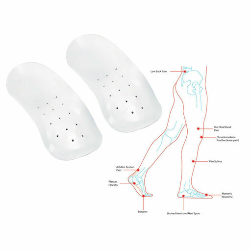 Shock-absorbing insoles for comfort and joint pain prevention