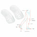 Shock-absorbing insoles for comfort and joint pain prevention