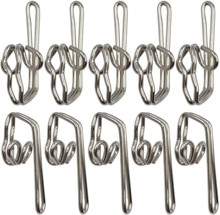 Solid Metal Curtain Hooks - Durable and Reliable