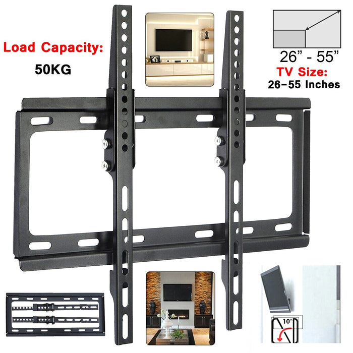 Solid Steel Construction - Durable TV Mount