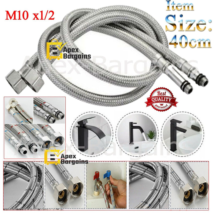 Stainless Steel Braided Flexi Tails for Taps