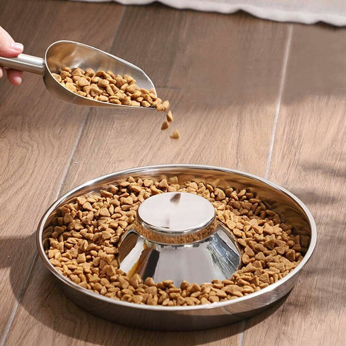 Stainless steel bowl for puppies and dogs