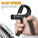 Strong and durable spring in the hand grip strengthener