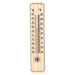 Made from sustainable wood, durable and practical thermometer for temperature measurement