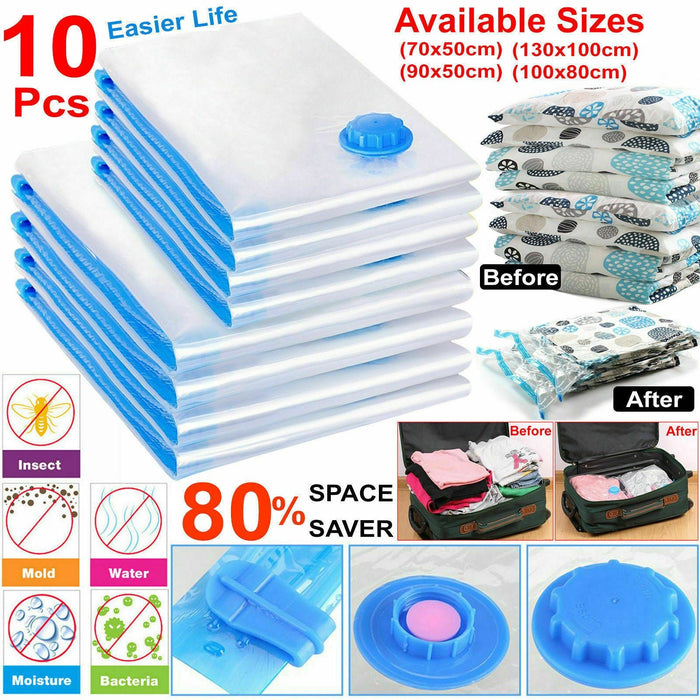  Vacuum storage bags used for space-saving storage