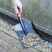 Versatile metal shovel for gardening, digging, and more