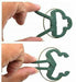 Weatherproof plant clips for outdoor use in gardens and greenhouses