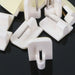 White adhesive rod pin for curtain attachment