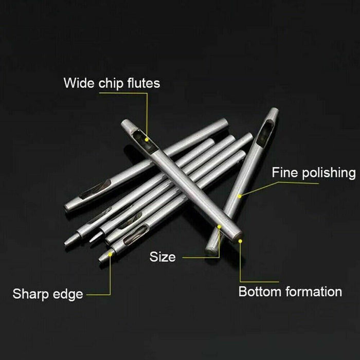 Wide range of sizes from 2.5mm to 10mm for versatile hole making